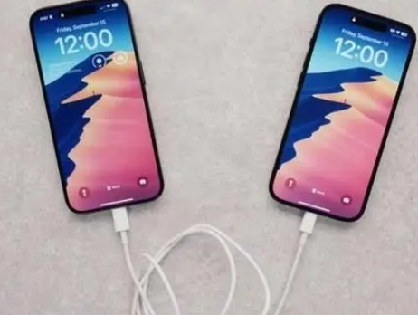 安泽苹果15维修店分享iPhone15可以给安卓充电吗 
