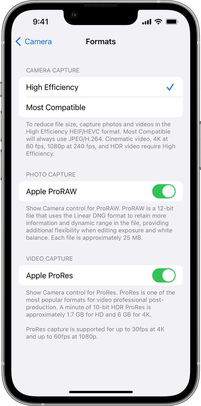 安泽苹果13维修分享如何在 iPhone 13 Pro 机型中拍摄和管理 ProRes 视频 